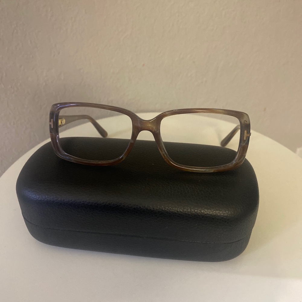 Tom Ford Tf5187 Brown Rectangular Frame - image 1